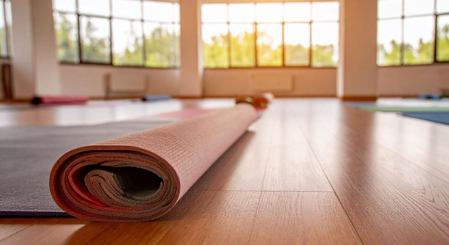 Yoga retreat session